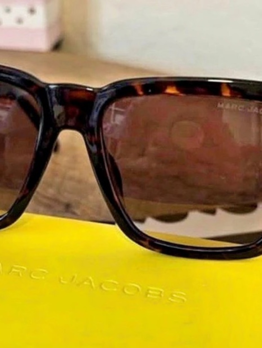 Marc Jacobs Women's Sunglasses in Brown & Black Like New